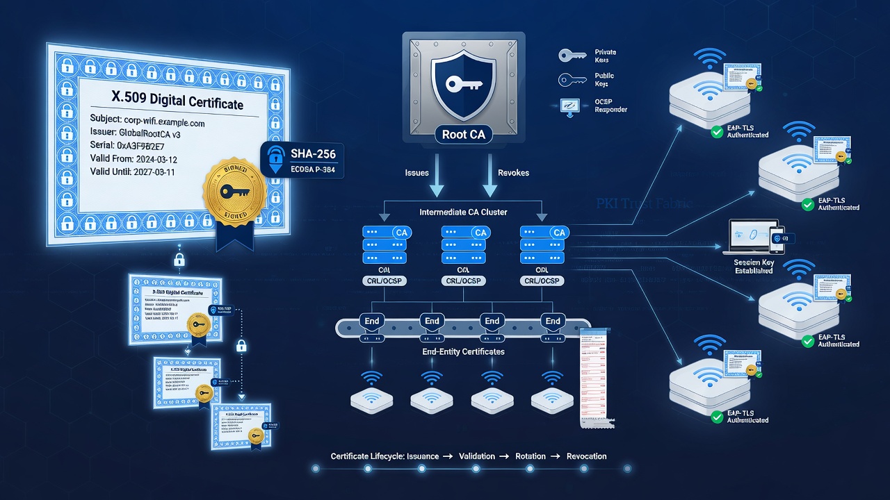 Scaling enrollment architecture for large WiFi deployments